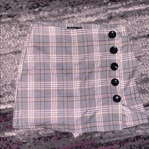 Plaid skort
